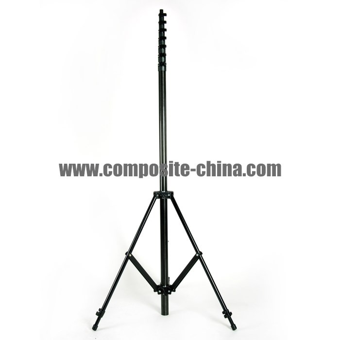 Duurzame telescopische inspectiepaal van koolstofvezel