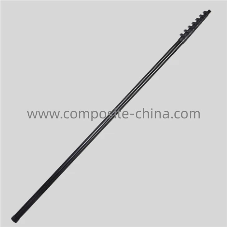 Waterbuispoelborstel en slangverbinding